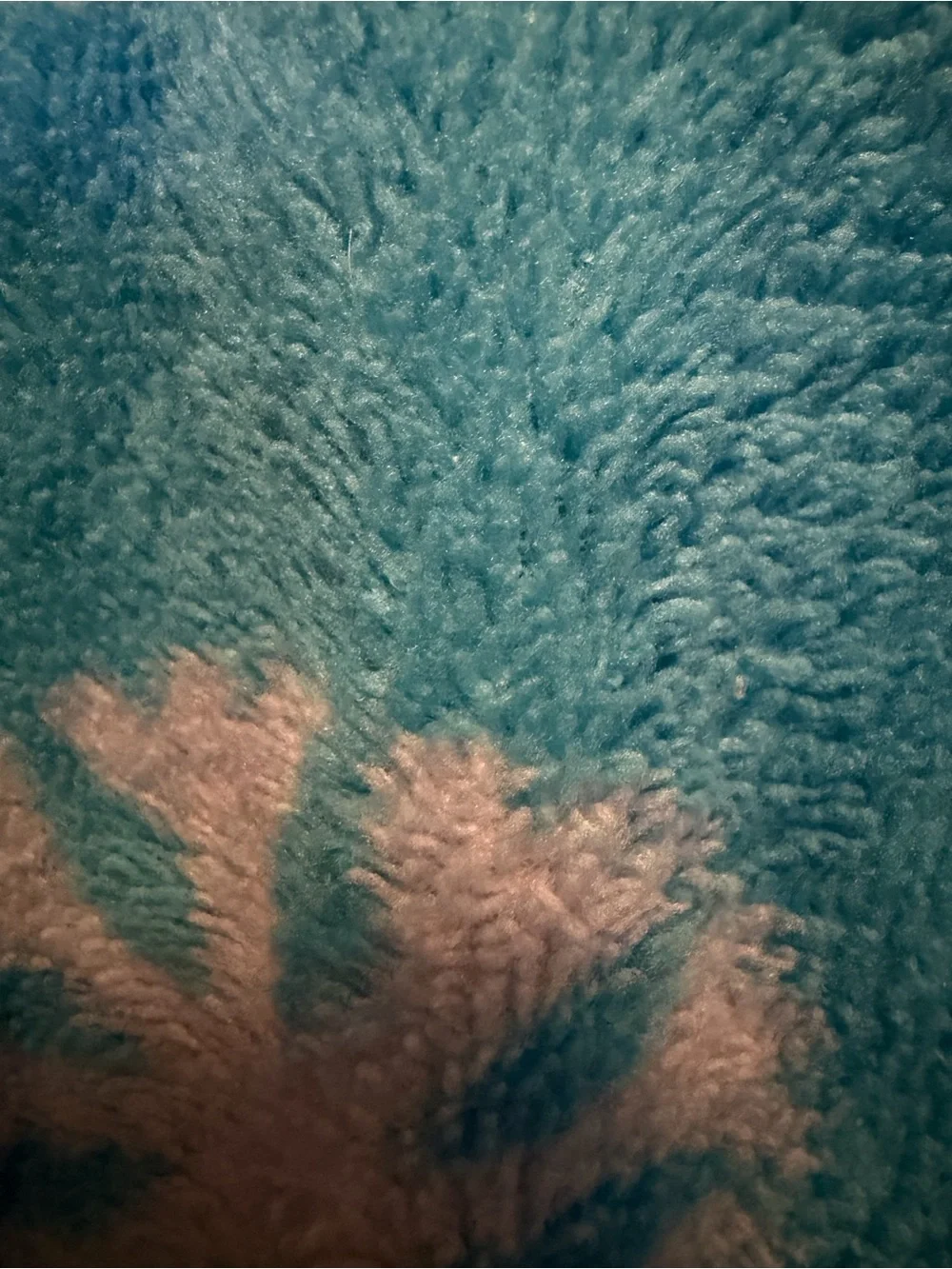 Blue Women's Fleece Pajama Pants with Snowman Print